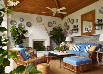 Rattanowe fotele pieknie