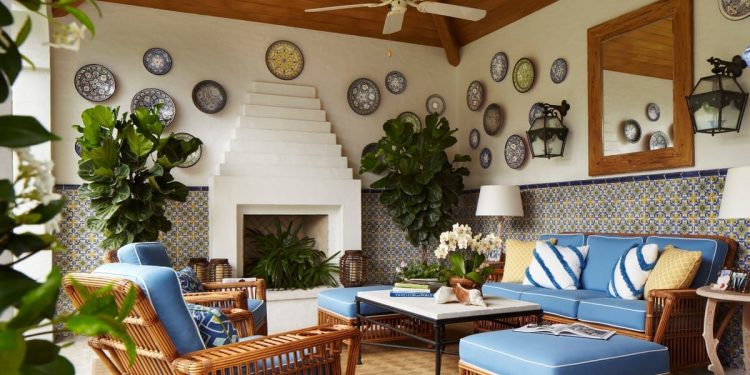 Rattanowe fotele pieknie