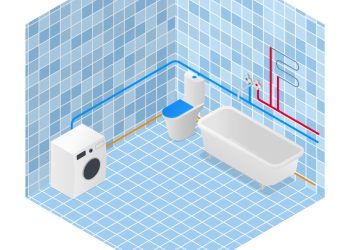 podejścia wodne w łazience