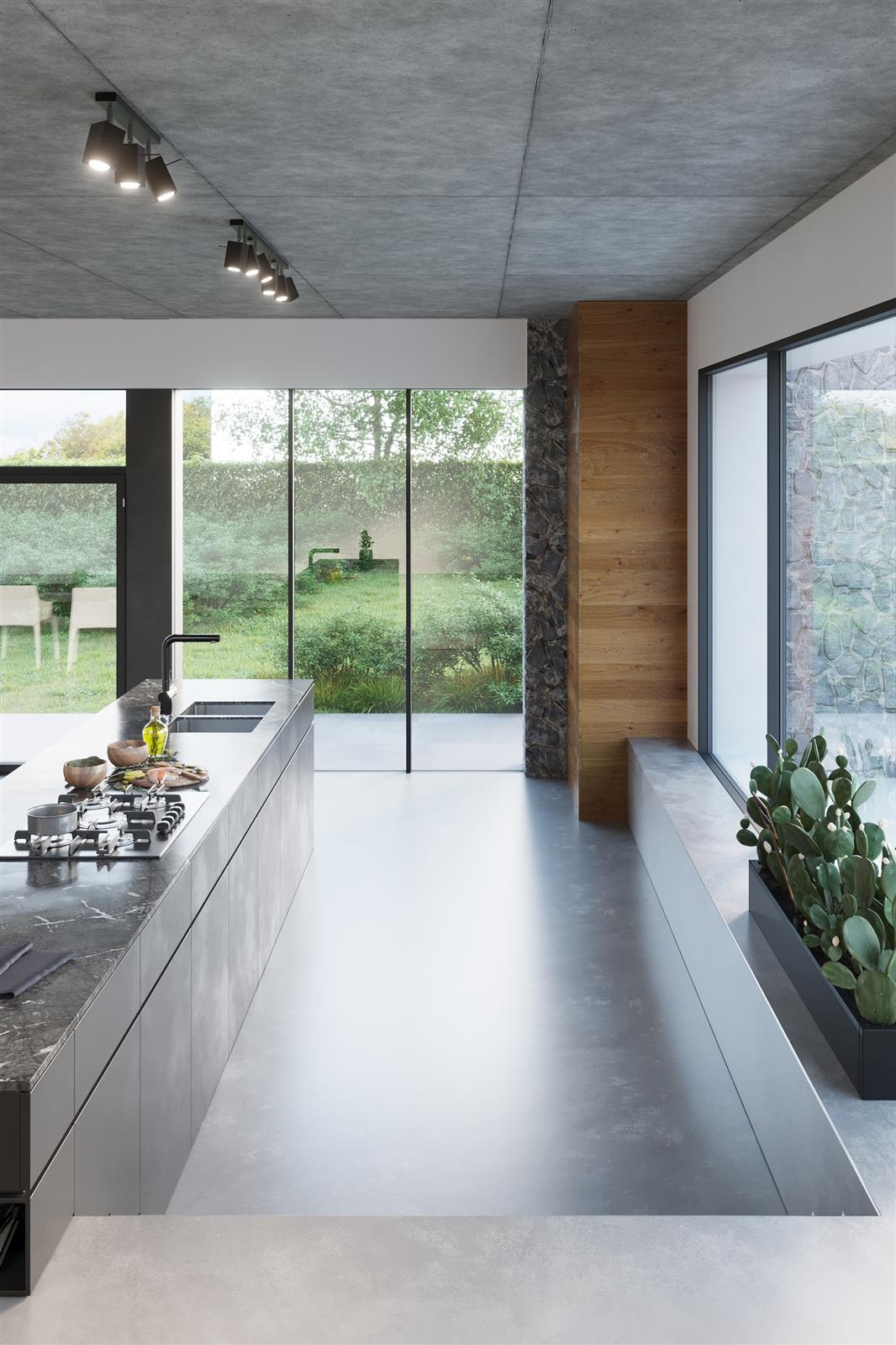 Trzy warstwy oświetlenia w kuchni Schemat warstw oświetlenia w aneksie kuchennym ogólne zadaniowe i dekoracyjne