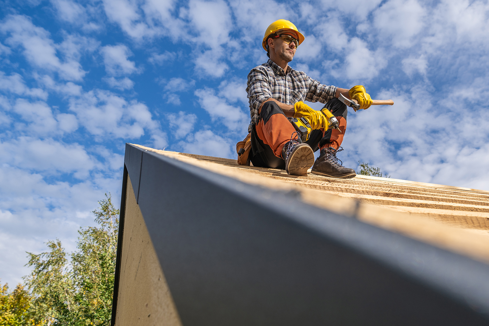 siatka komórek w Excelu z nazwami materiałów budowlanych jak cegła i cement