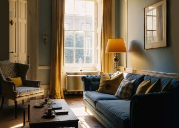 piękny styl angielski w domu