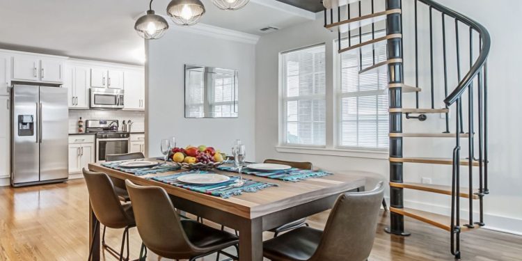 schody spiralne salon