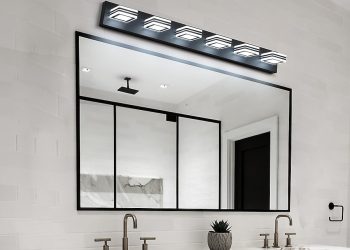 Nowoczesne oswietlenie rozjasnia lazienke