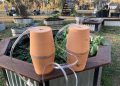 domowy system nawadniania z butelki